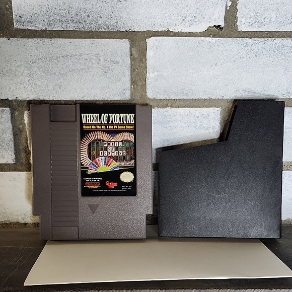 Nintendo Other - Nintendo NES Wheel Of Fortune Game Cartridge & Sleeve